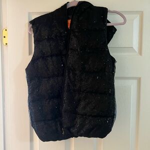 Joe Fresh Black Sequin Vest